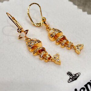 Vivienne Westwood Fishbone earrings